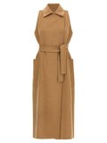 Max Mara Beiger Wollmantel