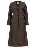 Max Mara Brauner Polyamid-Mantel