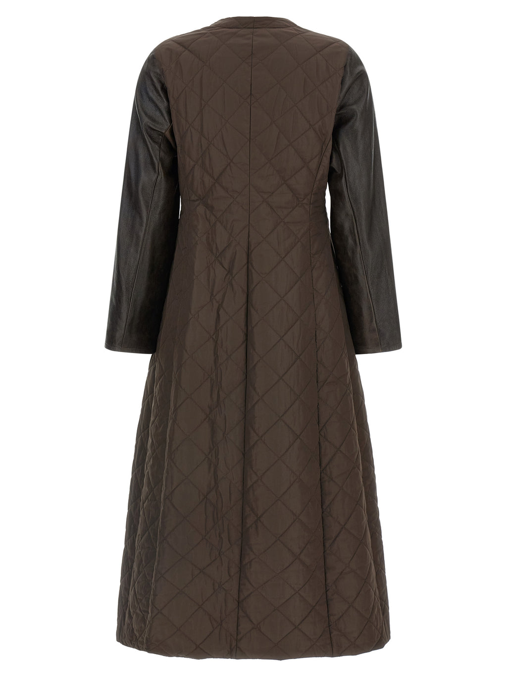 Max Mara Brauner Polyamid-Mantel