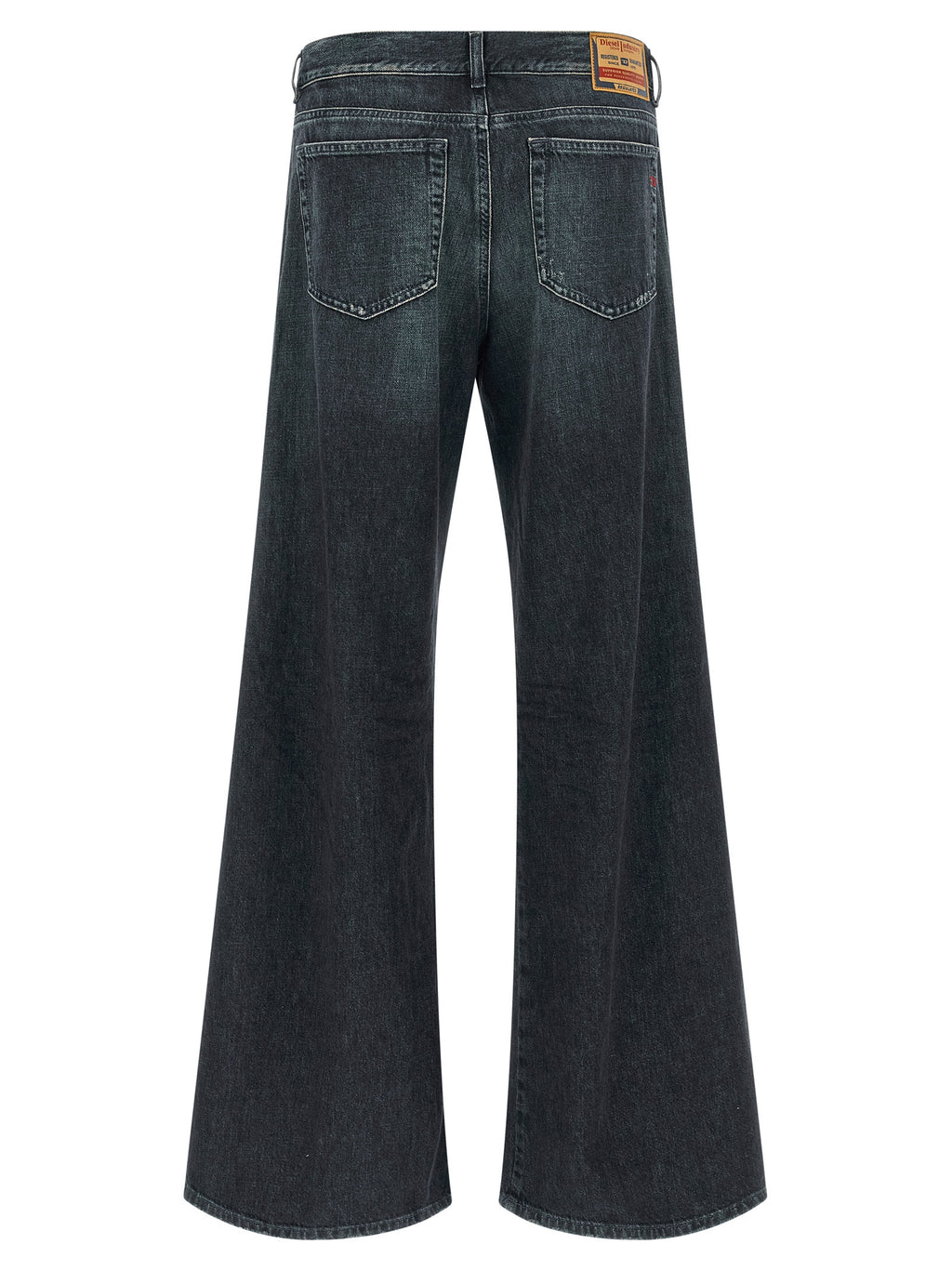 Diesel Blaue Baumwoll-Jeans mit ausgestelltem Bein