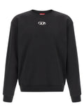 Diesel Schwarzer Baumwoll-Sweatshirt