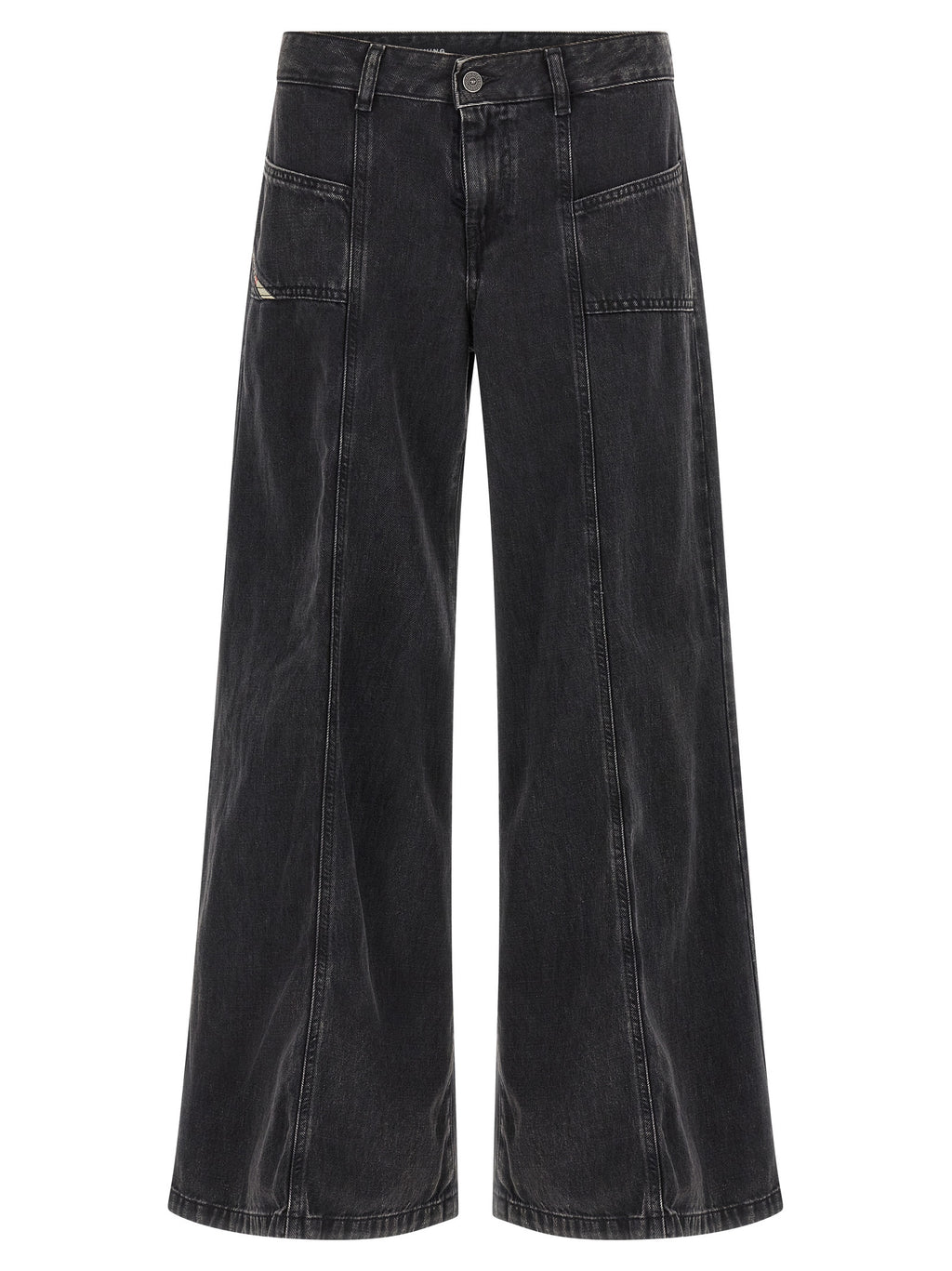 Diesel Schwarze Baumwolljeans Denim
