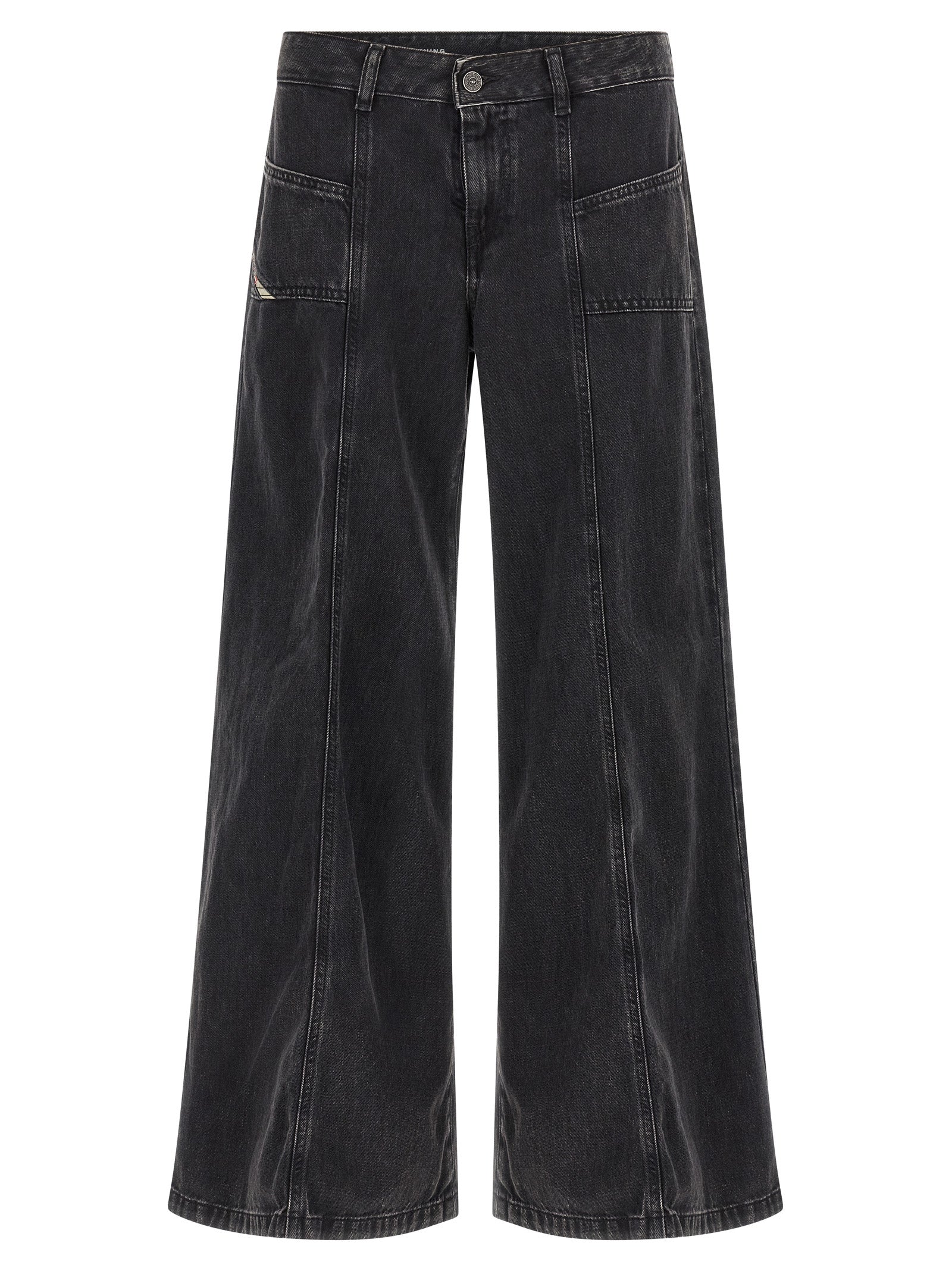Diesel Schwarze Baumwolljeans Denim