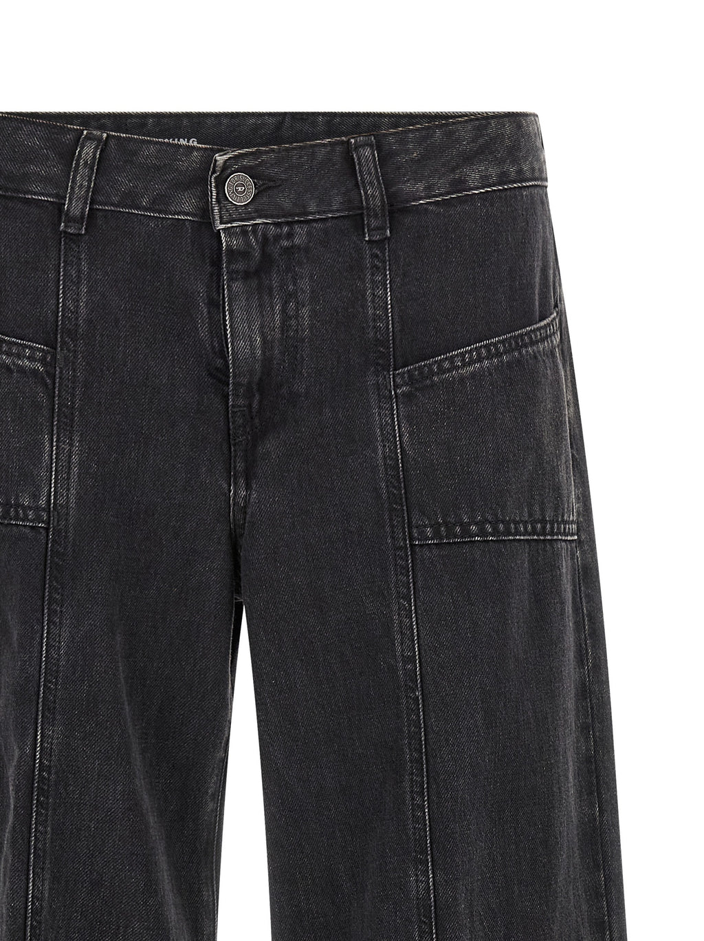 Diesel Schwarze Baumwolljeans Denim