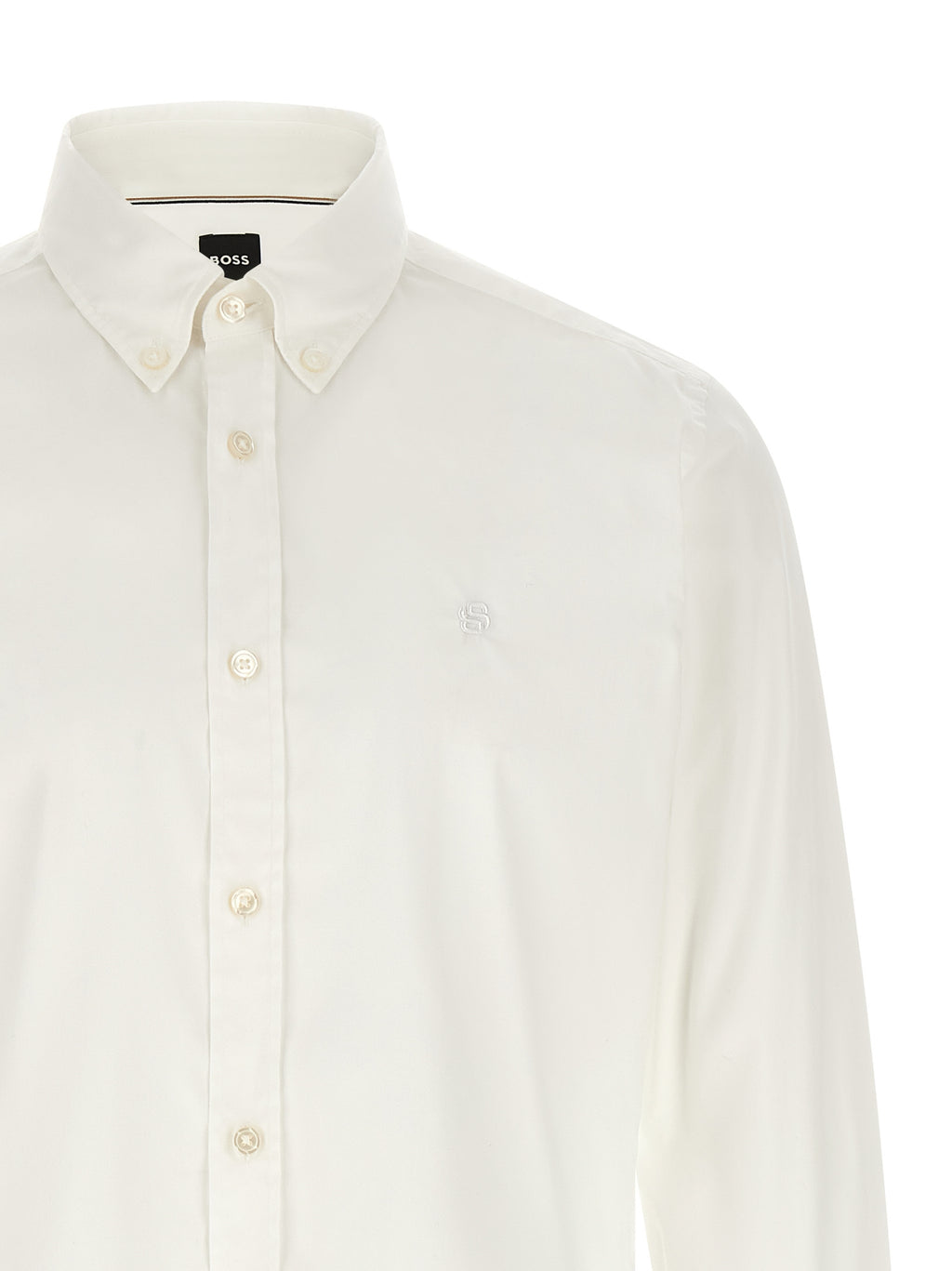 Hugo Boss Weiße Baumwollbluse