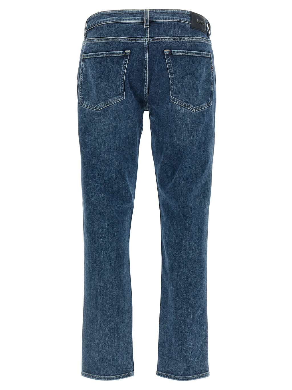 Hugo Boss Blaue Baumwoll-Skinny-Jeans