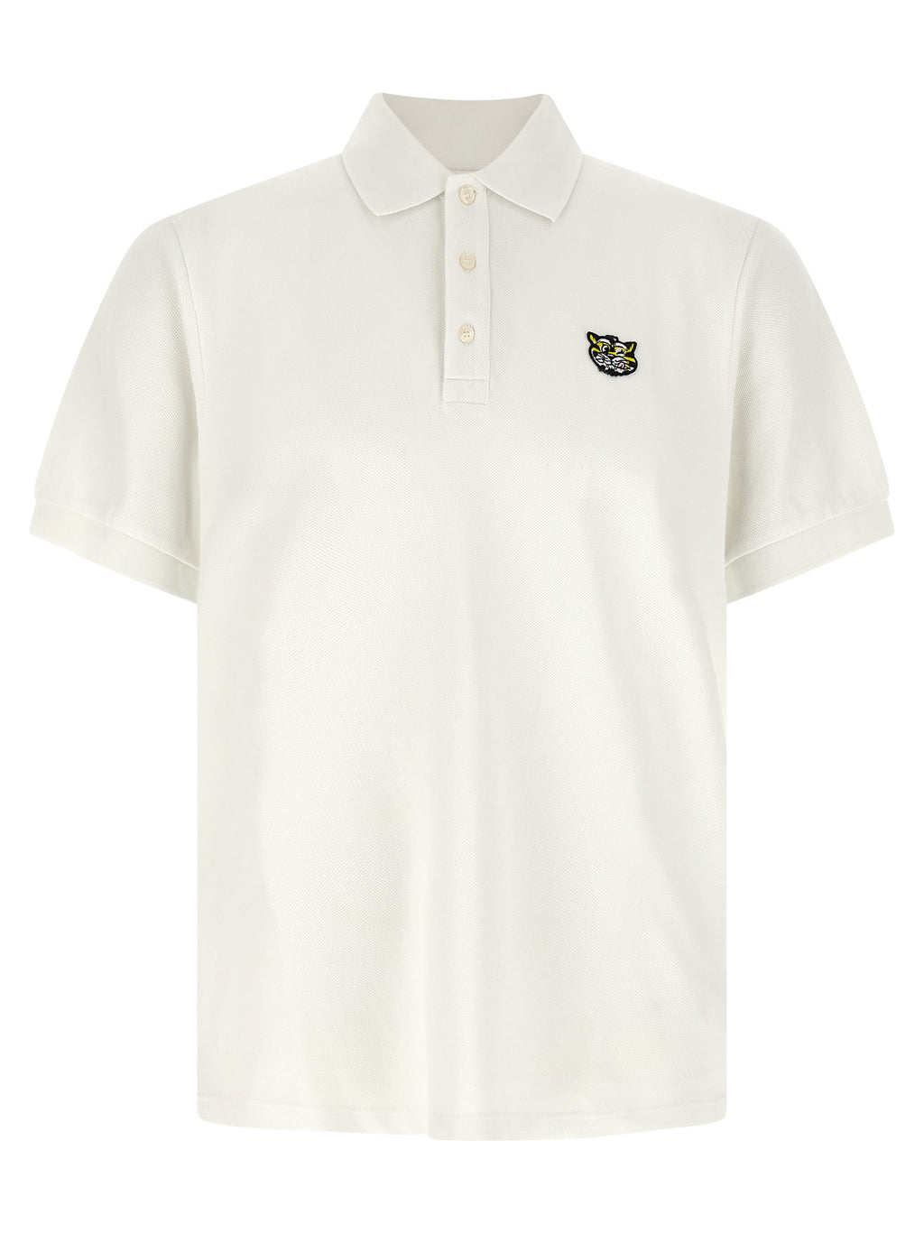 Kenzo Weißes Poloshirt aus Baumwolle