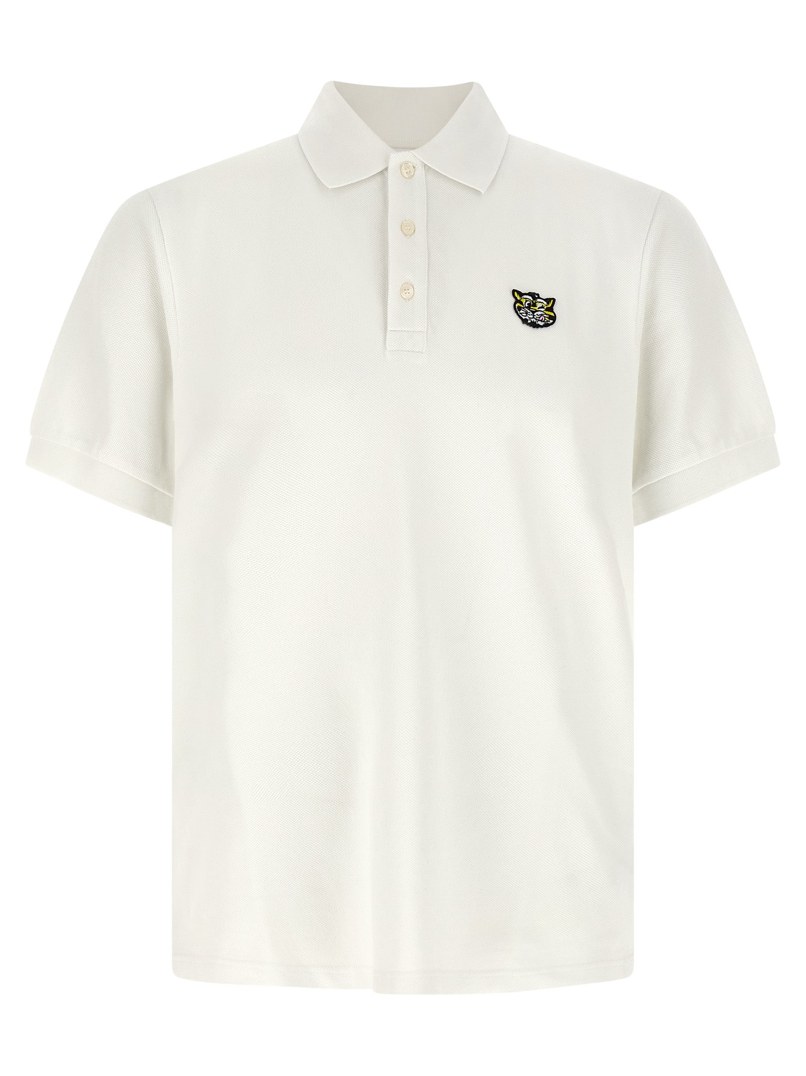 Kenzo Weißes Poloshirt aus Baumwolle