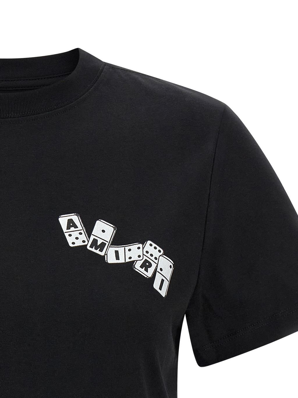 Amiri Schwarzes Baumwoll-T-Shirt