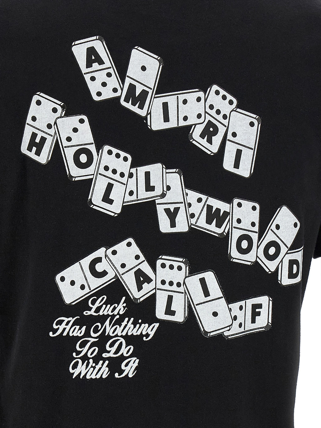 Amiri Schwarzes Baumwoll-T-Shirt