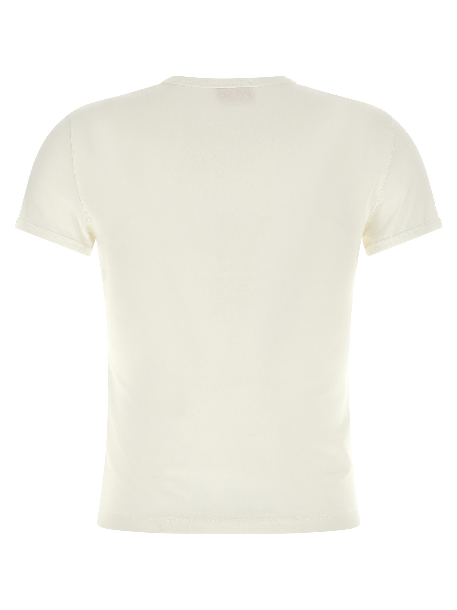 Diesel Weißes Baumwoll-T-Shirt
