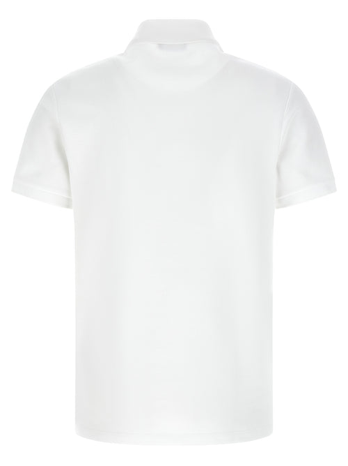 Balmain Bicolor Cotton Polo Shirt