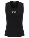 Balmain Schwarzes Baumwoll-T-Shirt