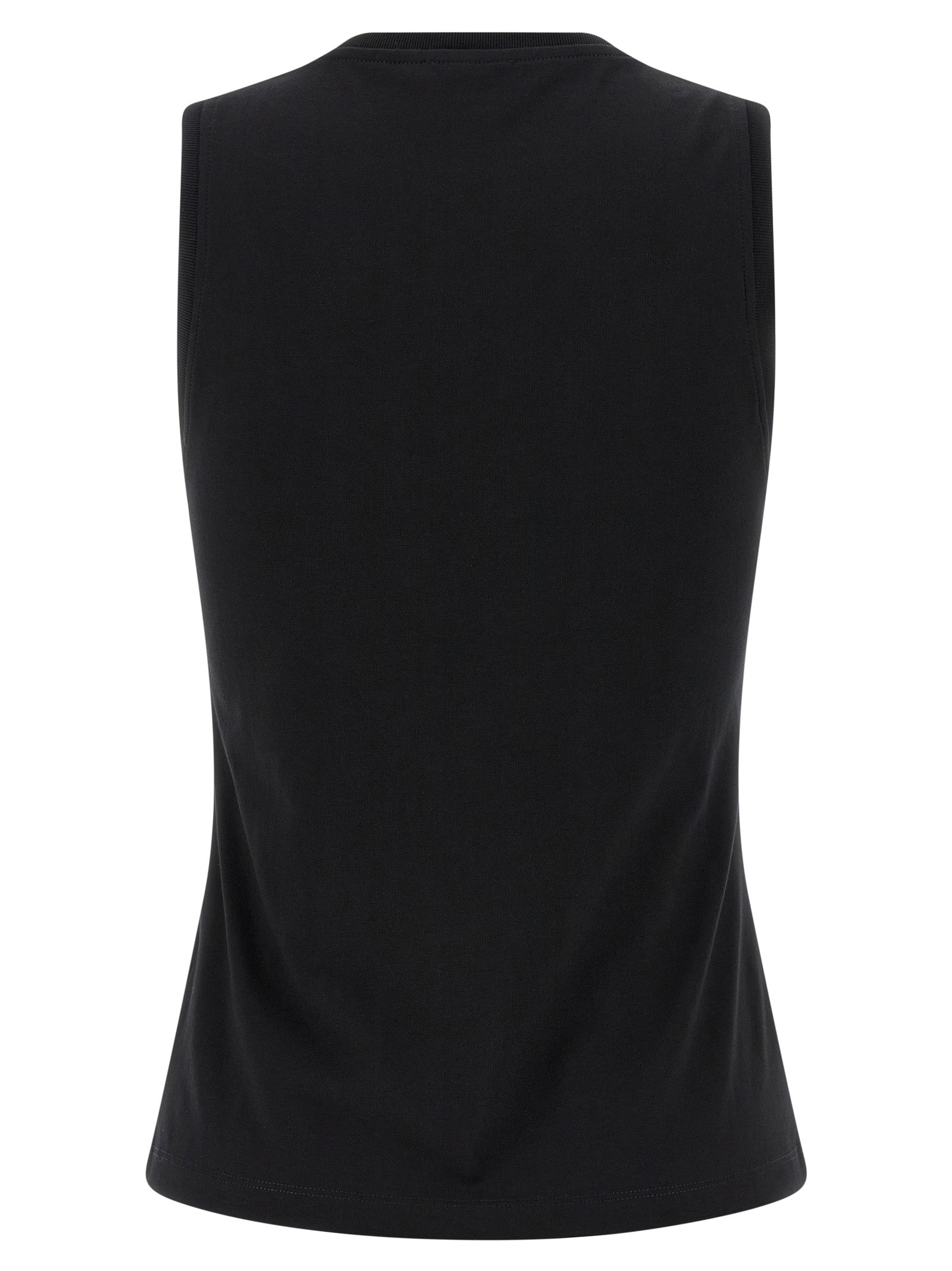 Balmain Schwarzes Baumwoll-T-Shirt