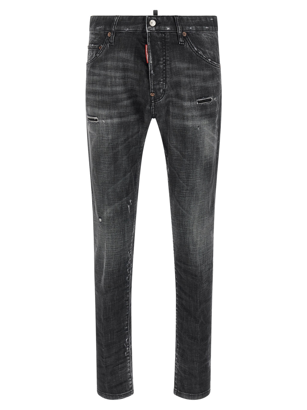 Dsquared² Schwarze Baumwolljeans Denim