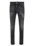 Dsquared² Schwarze Baumwolljeans Denim