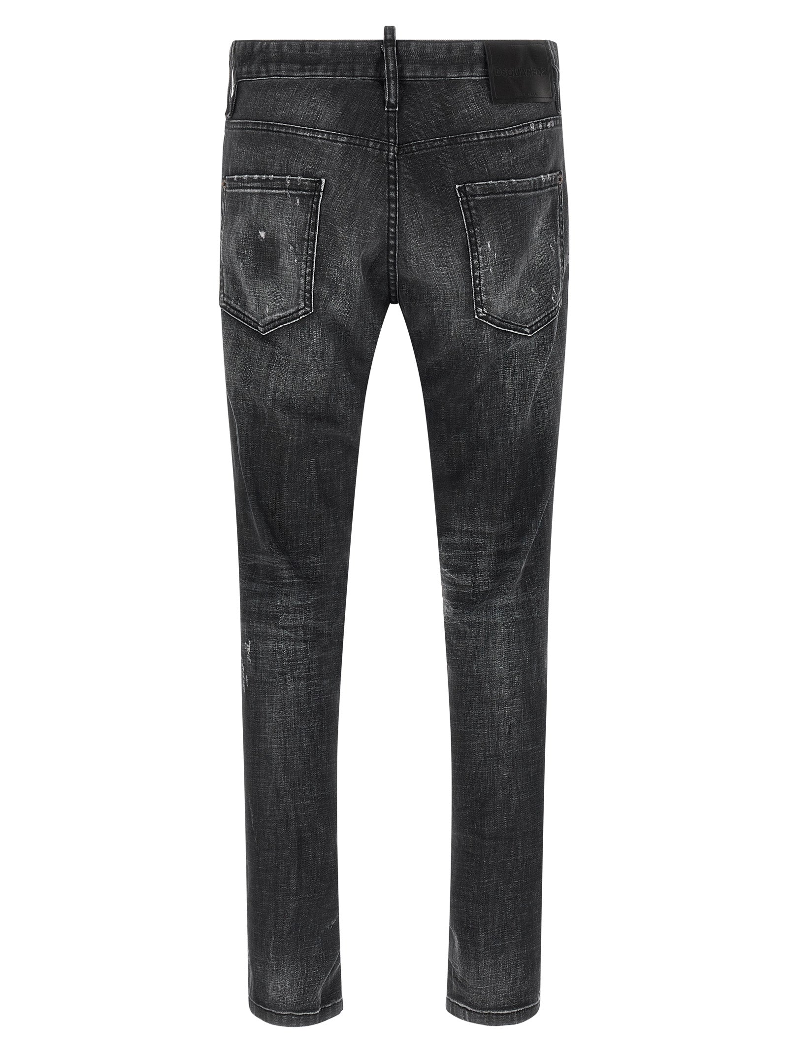 Dsquared² Schwarze Baumwolljeans Denim