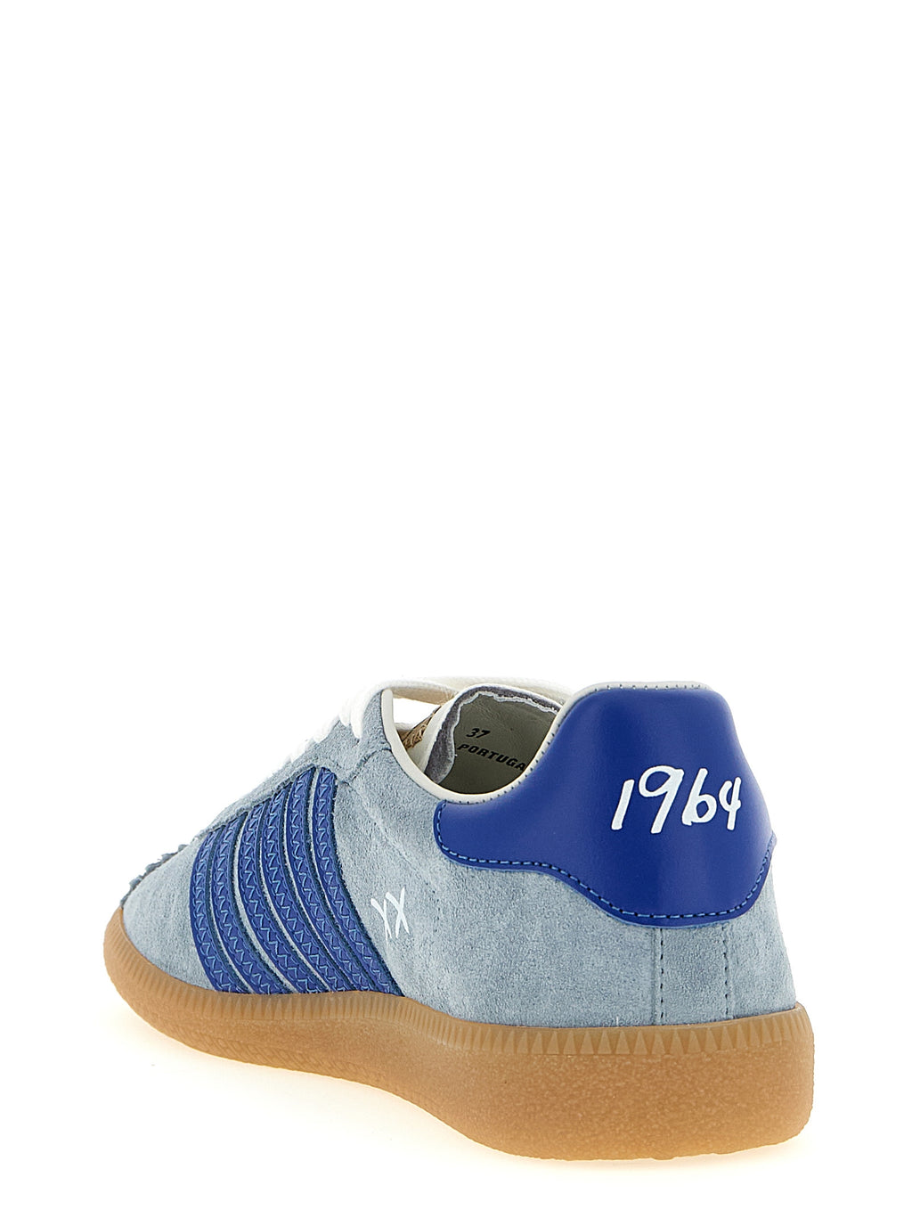 Dsquared² Blaue Kalbsleder Low-Top-Sneaker