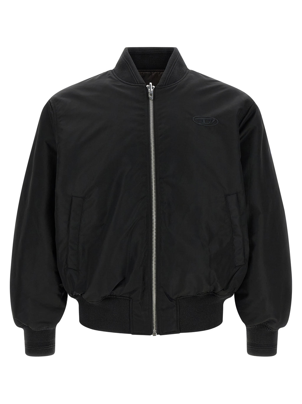 Diesel Schwarzer Bomber aus Polyamid