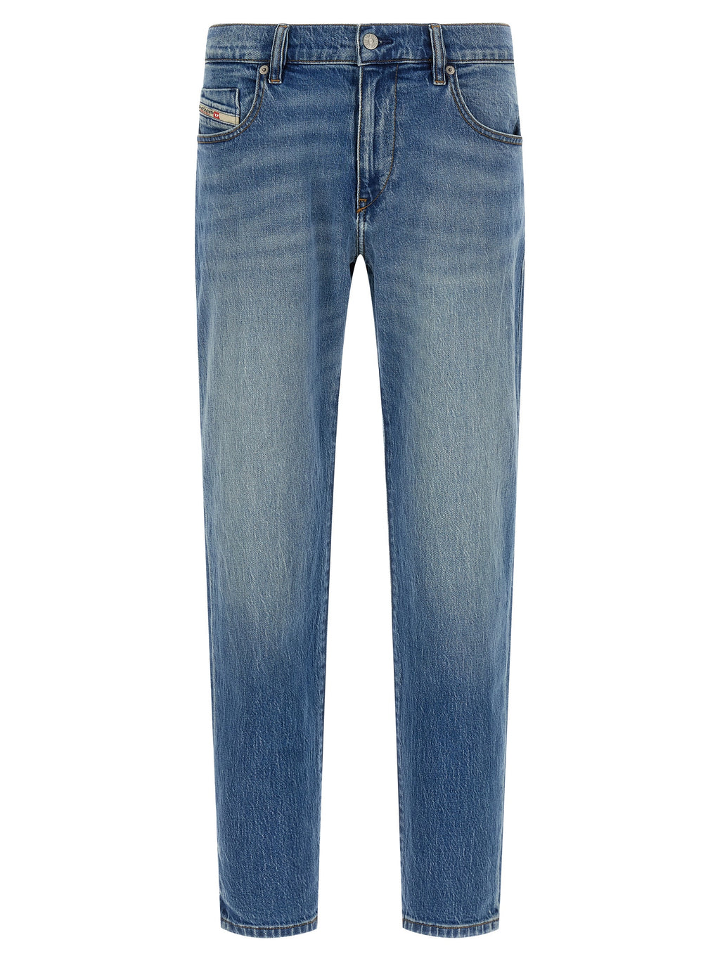 Diesel Blaue Jeans aus Baumwolle im geraden Schnitt