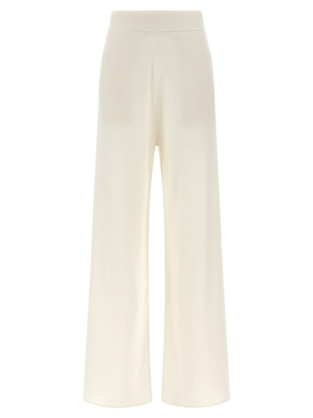 Max Mara Weiße Kaschmir-Freizeithose