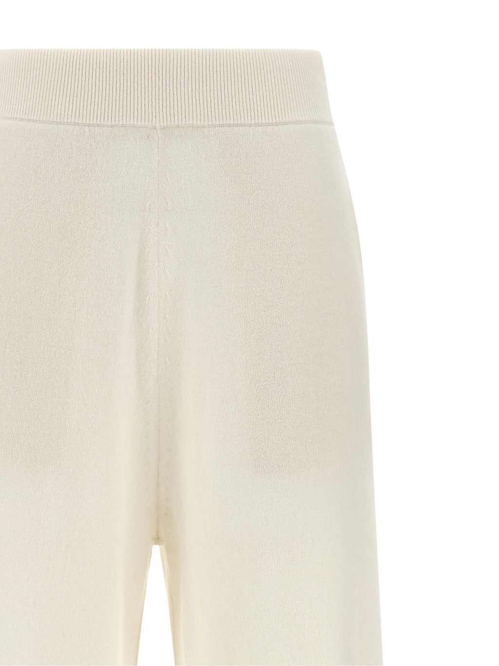 Max Mara Weiße Kaschmir-Freizeithose
