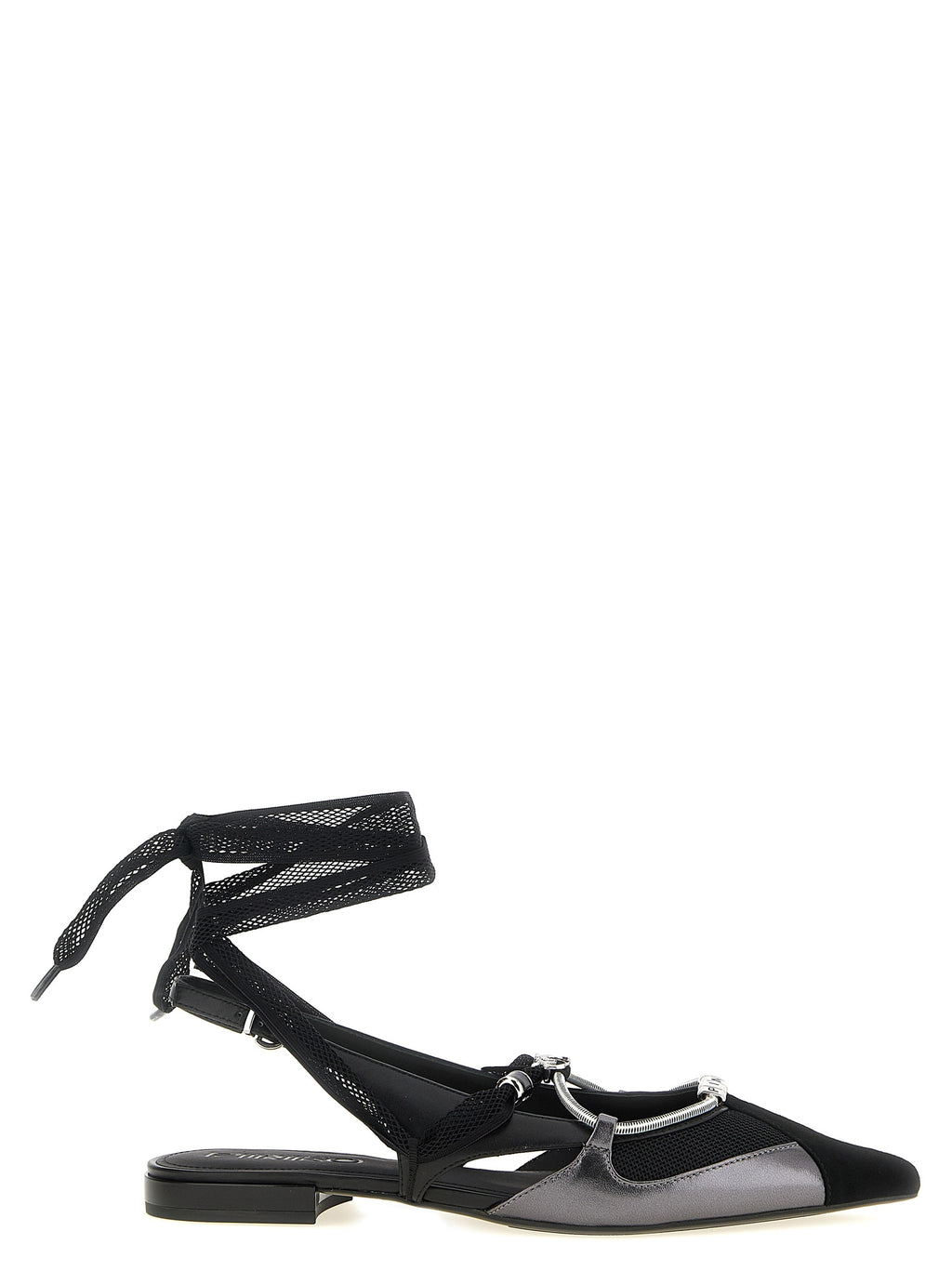 PINKO Schwarze Ballerinas aus Leder