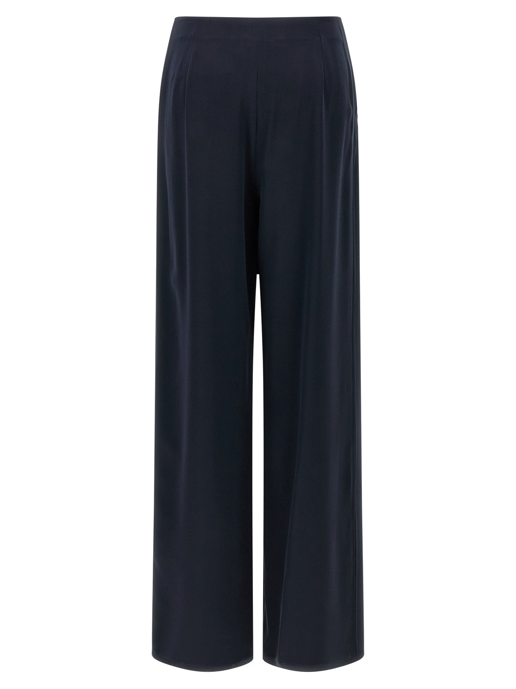 Max Mara Blaue Seidenhose für die Freizeit