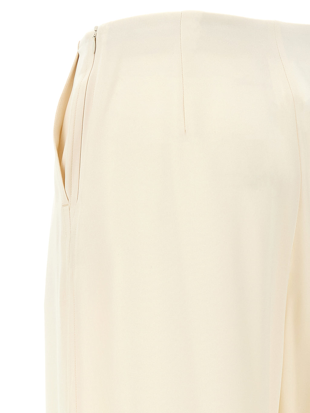 Max Mara Weiße Seidenhose für den Alltag