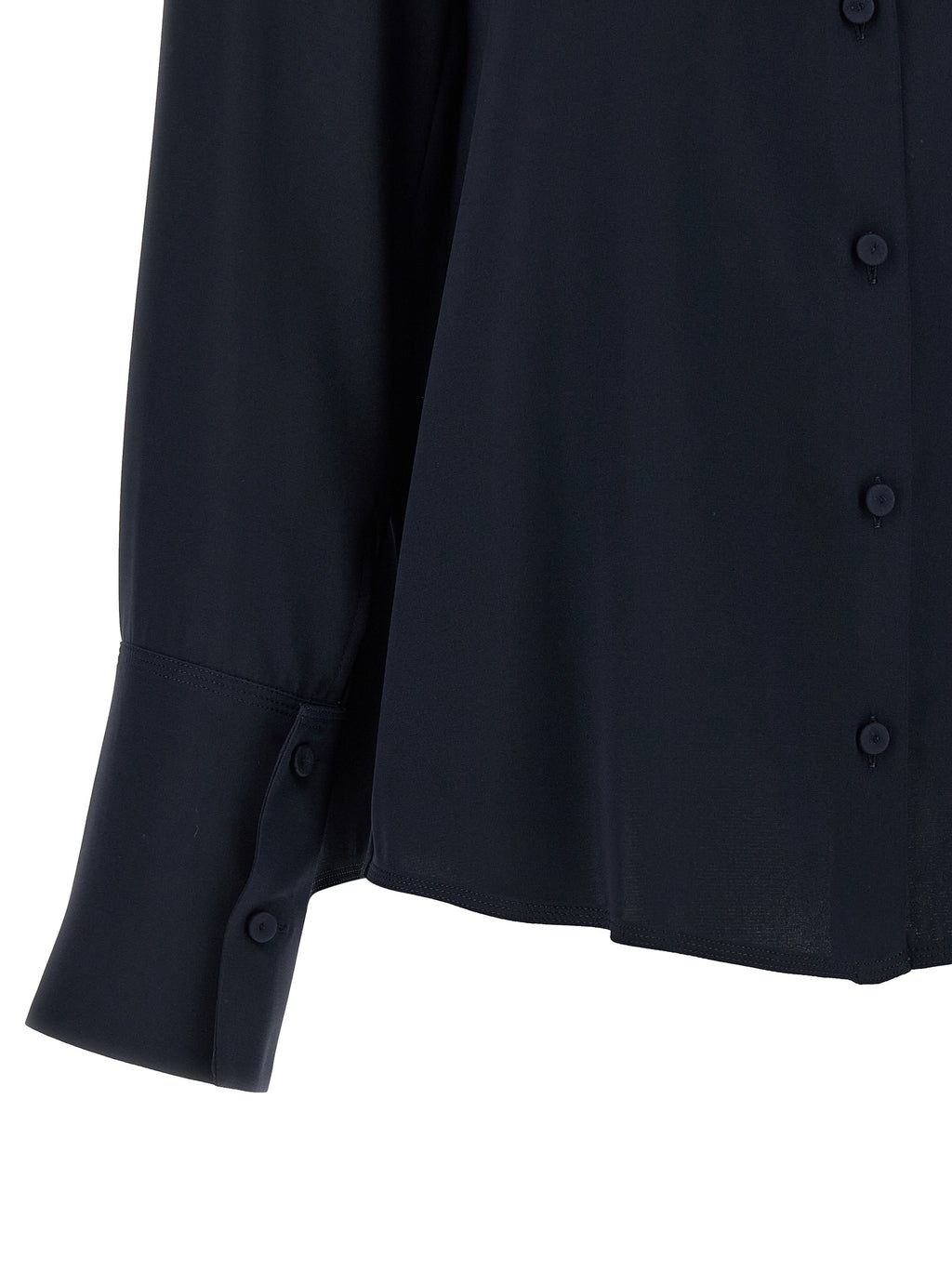 Max Mara Blaue Seidenbluse