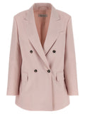 Max Mara Mehrfarbiger Blazer aus reiner Schurwolle