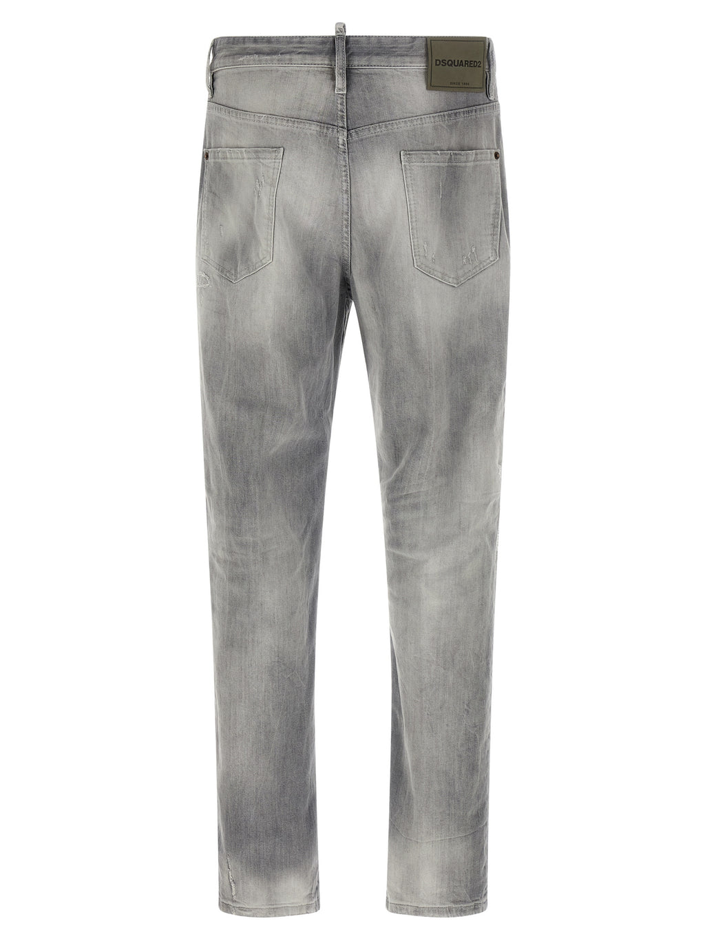 Dsquared² Graue Jeans aus Baumwolle im geraden Schnitt
