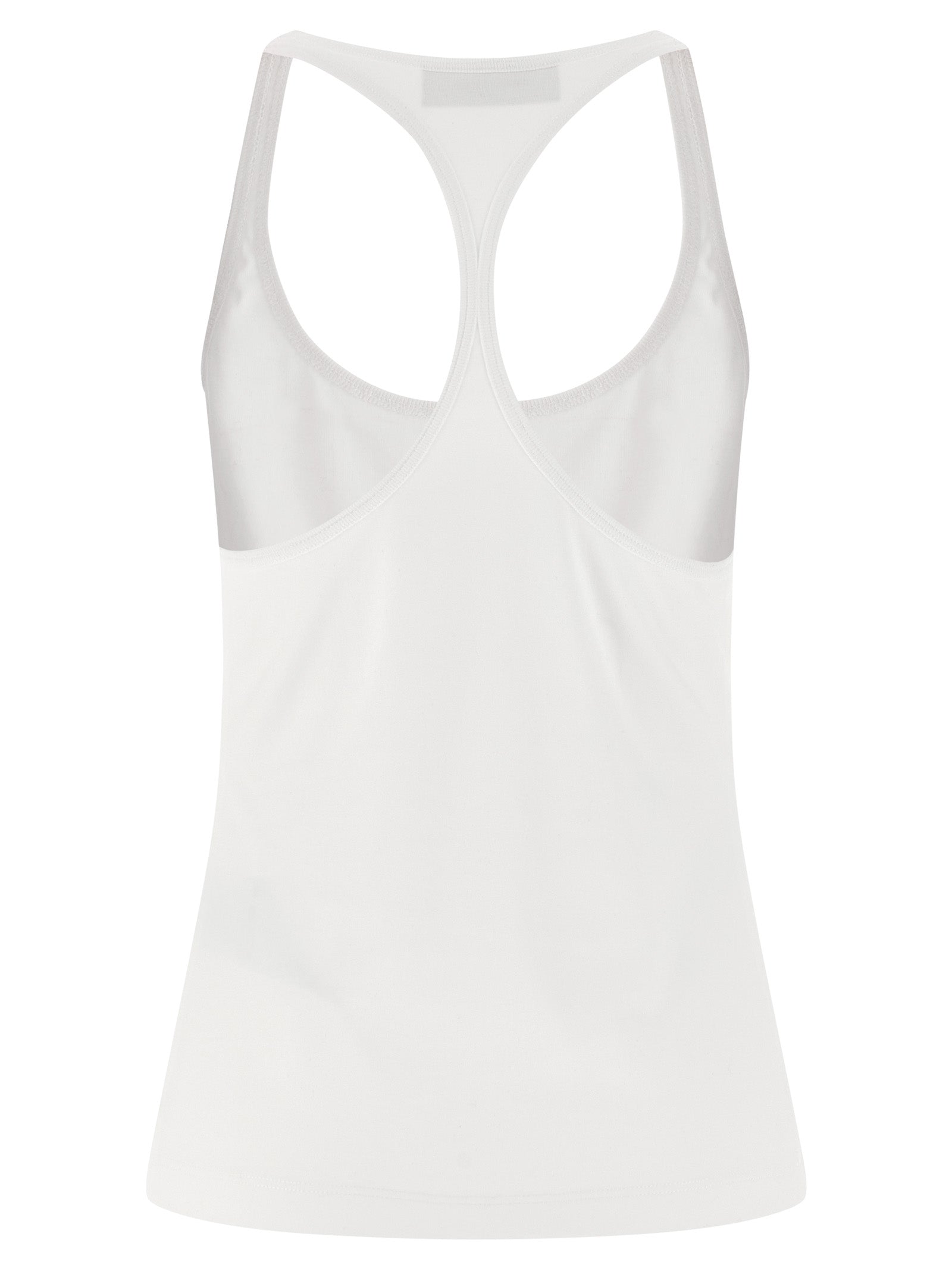 Dsquared² Weiße Baumwoll-Tanktops