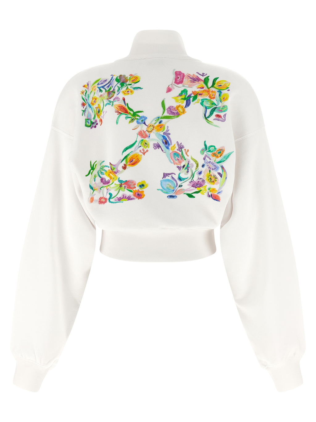 Off-White Weißes Baumwoll-Sweatshirt