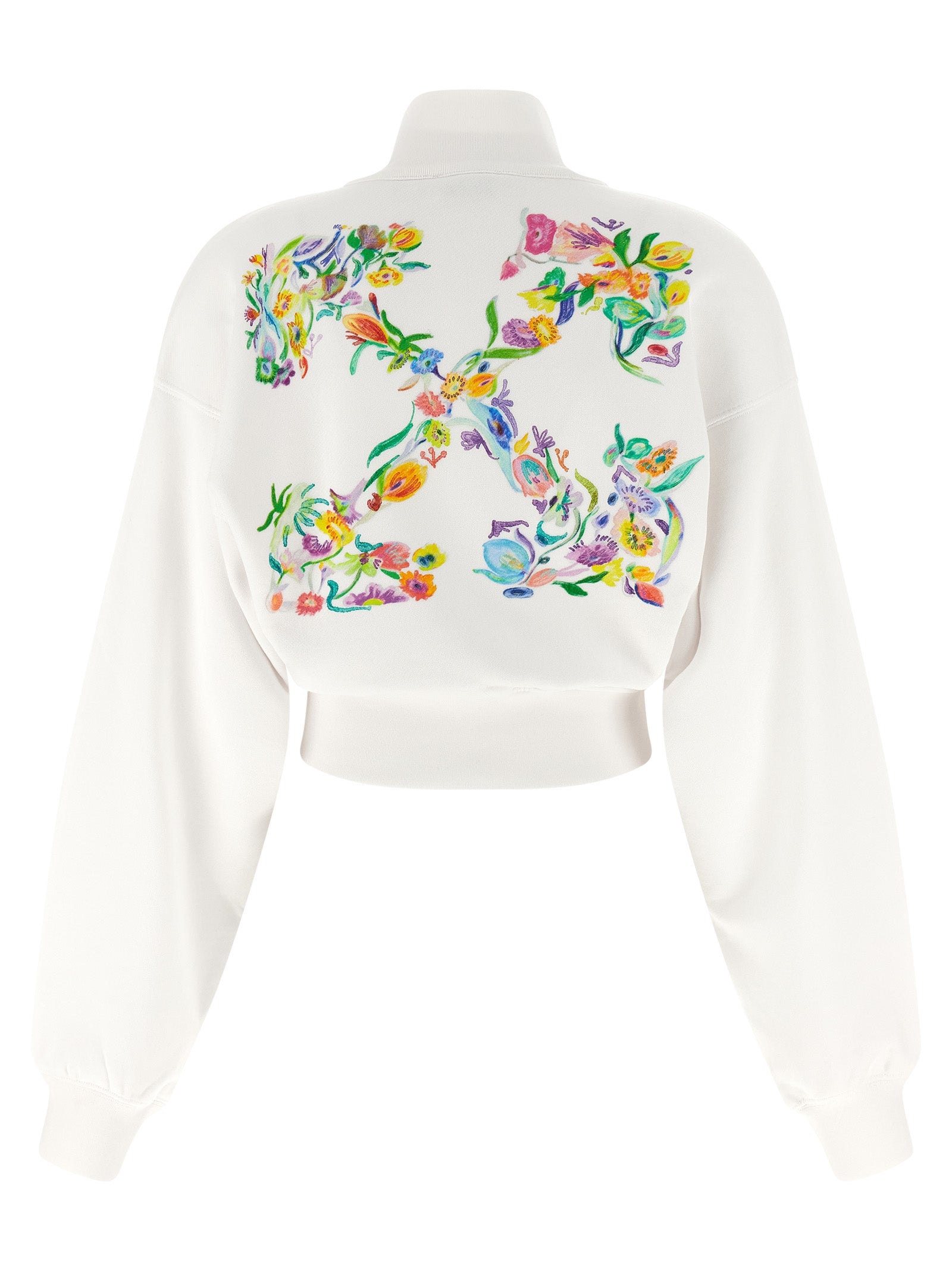 Off-White Weißes Baumwoll-Sweatshirt