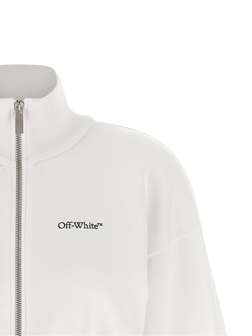 Off-White Weißes Baumwoll-Sweatshirt