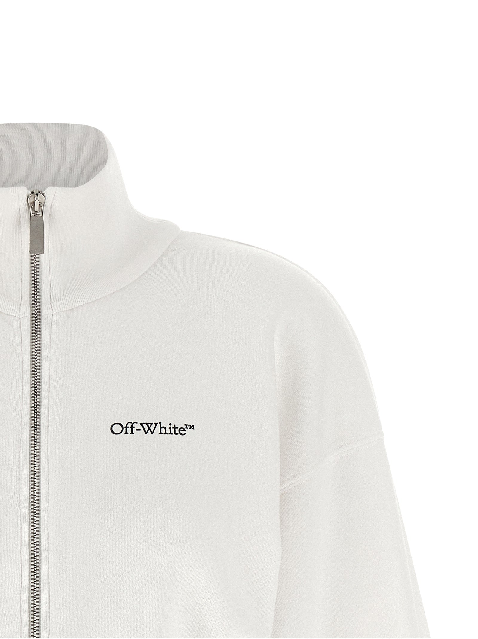 Off-White Weißes Baumwoll-Sweatshirt