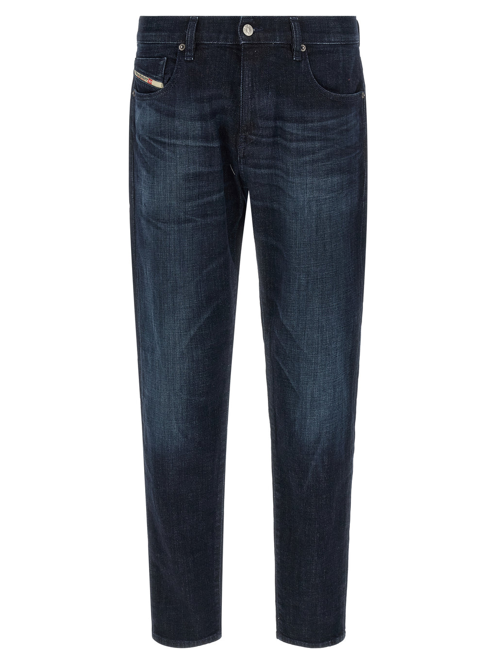Diesel Blaue Jeans aus Baumwolle im geraden Schnitt