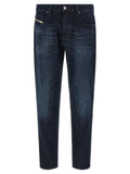 Diesel Blaue Jeans aus Baumwolle im geraden Schnitt