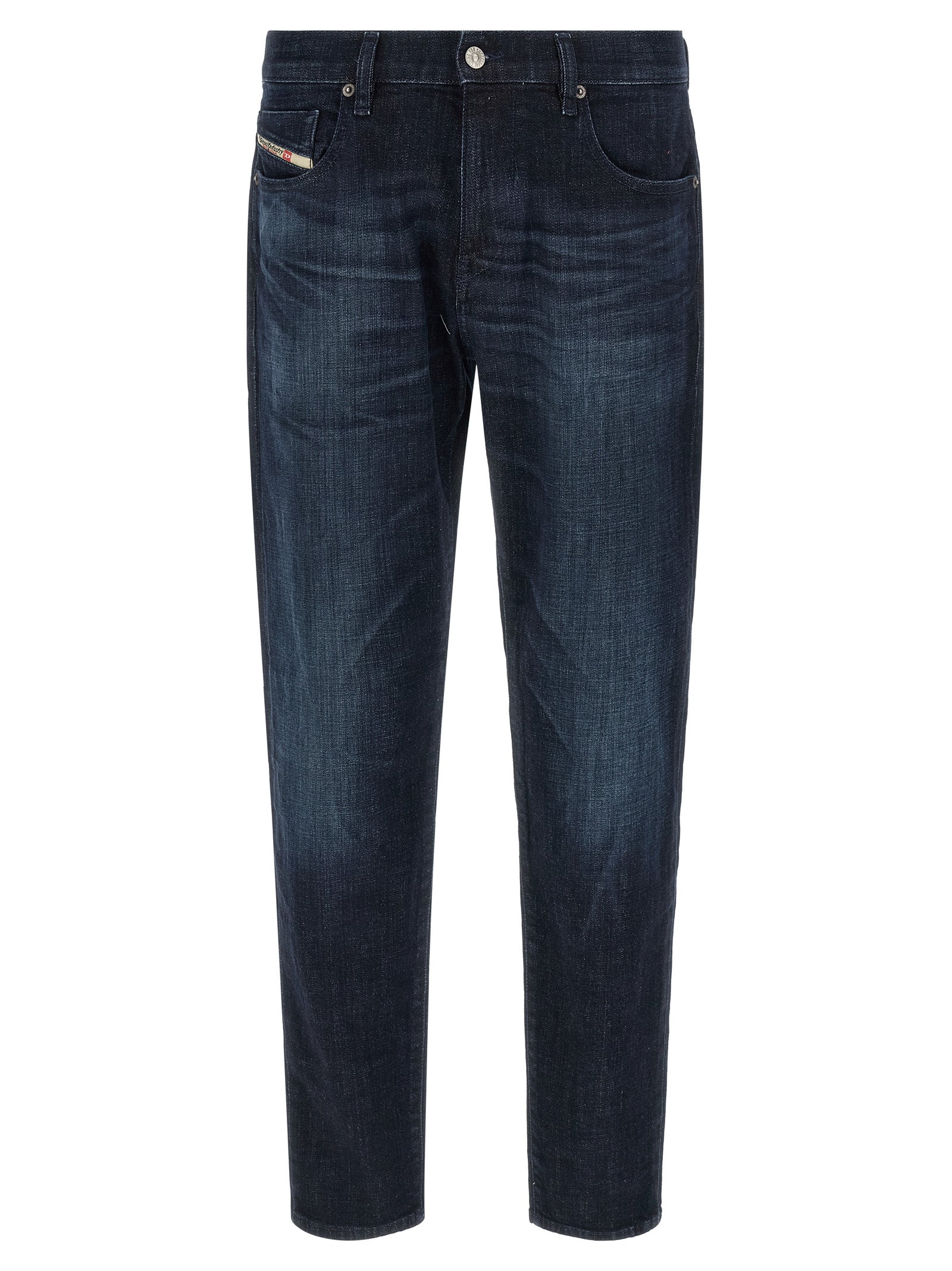 Diesel Blaue Jeans aus Baumwolle im geraden Schnitt