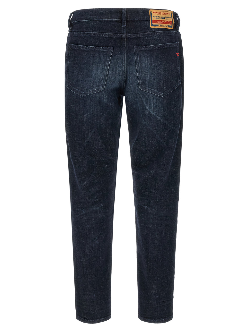Diesel Blaue Jeans aus Baumwolle im geraden Schnitt