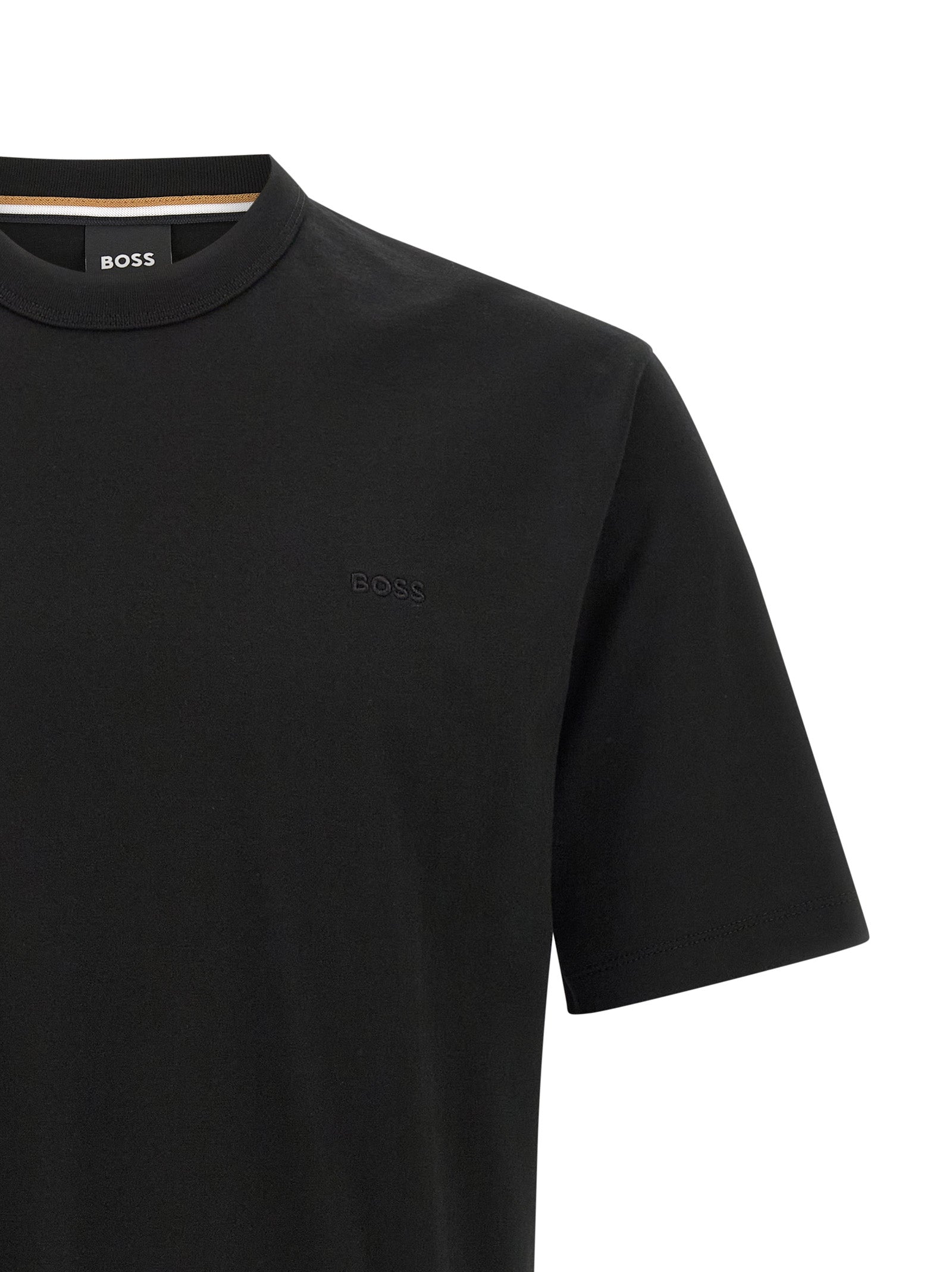 Hugo Boss Schwarzes Baumwoll-T-Shirt