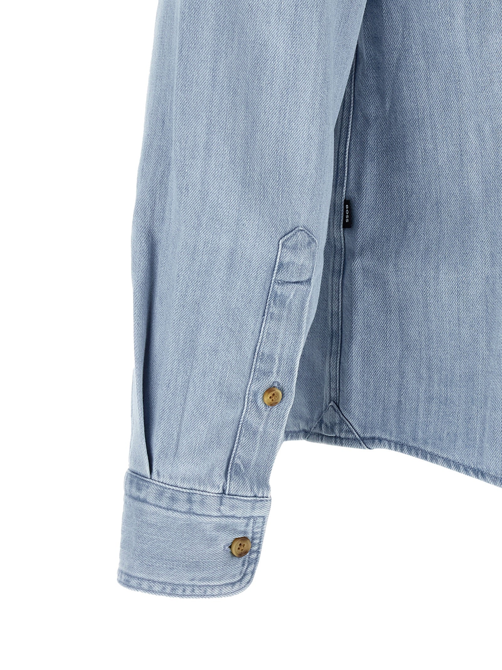 Hugo Boss Blaue Baumwollbluse