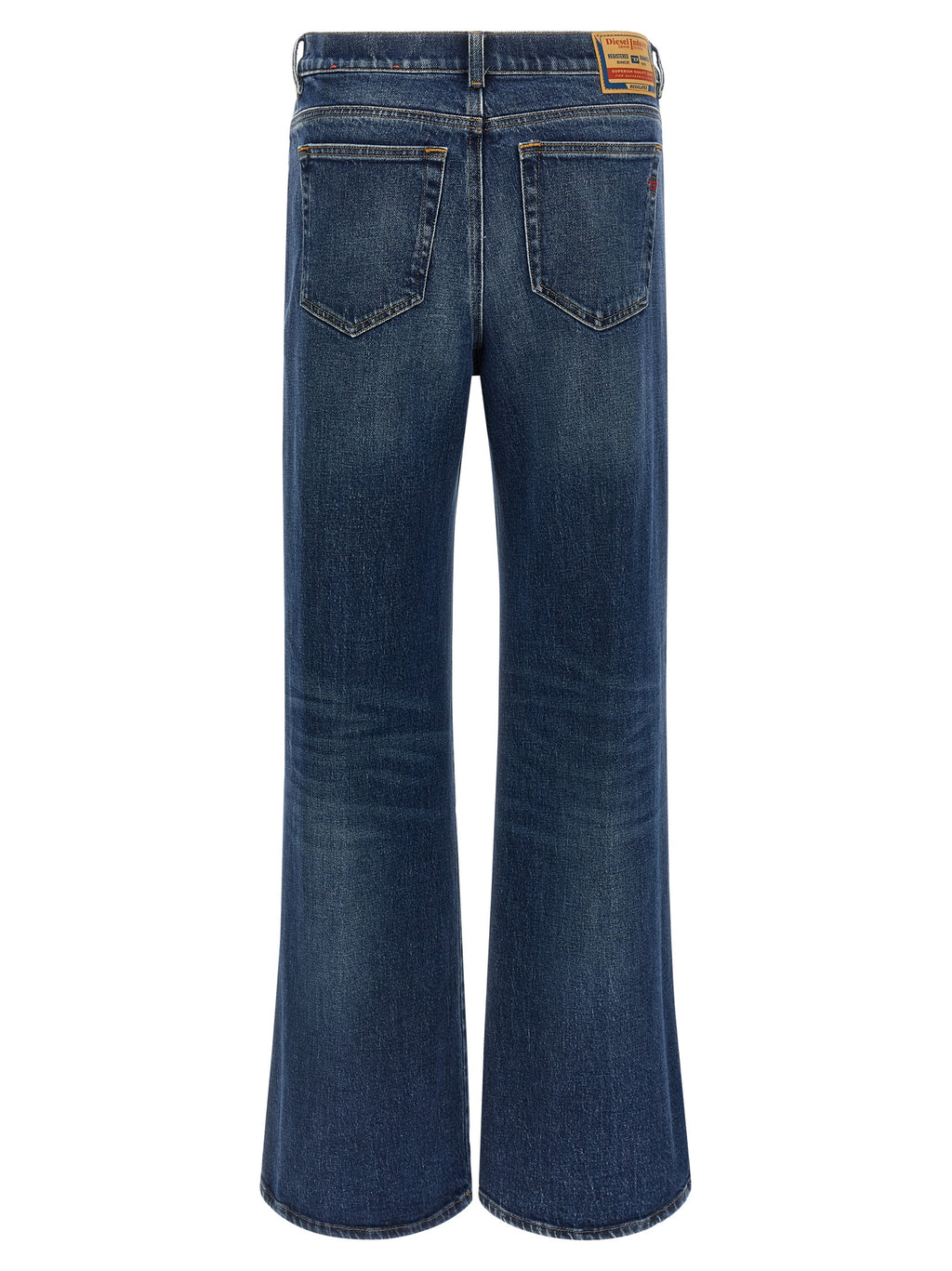 Diesel Blaue Baumwoll-Jeans mit ausgestelltem Bein