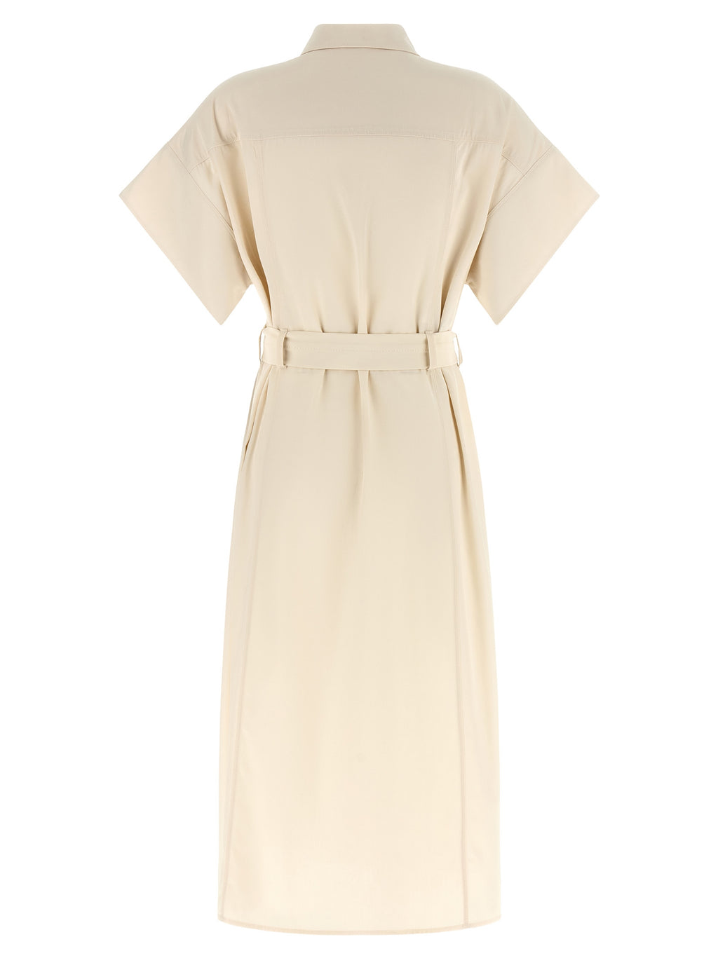 PINKO Beige Baumwoll-Midikleid