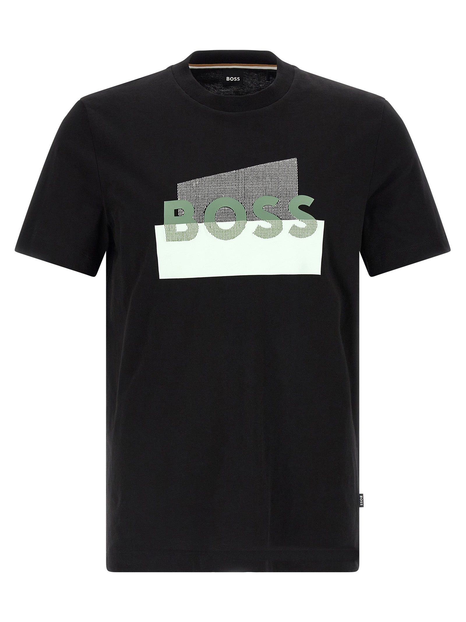 Hugo Boss Schwarzes Baumwoll-T-Shirt