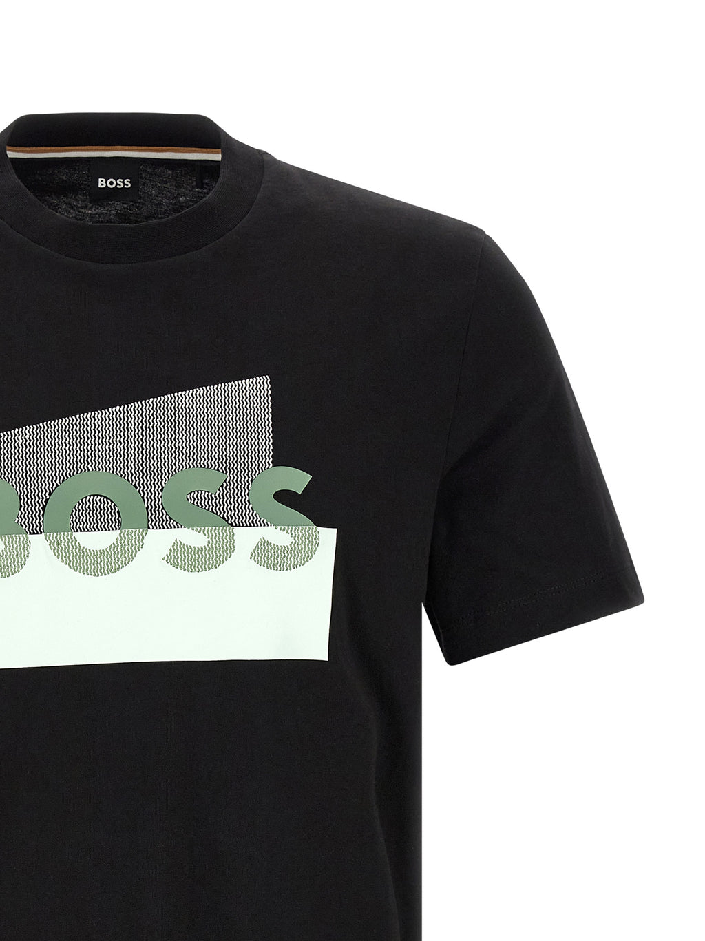 Hugo Boss Schwarzes Baumwoll-T-Shirt