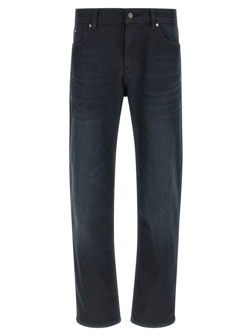 Hugo Boss Blaue Jeans aus Baumwolle im geraden Schnitt