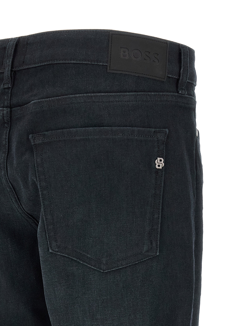 Hugo Boss Blaue Jeans aus Baumwolle im geraden Schnitt