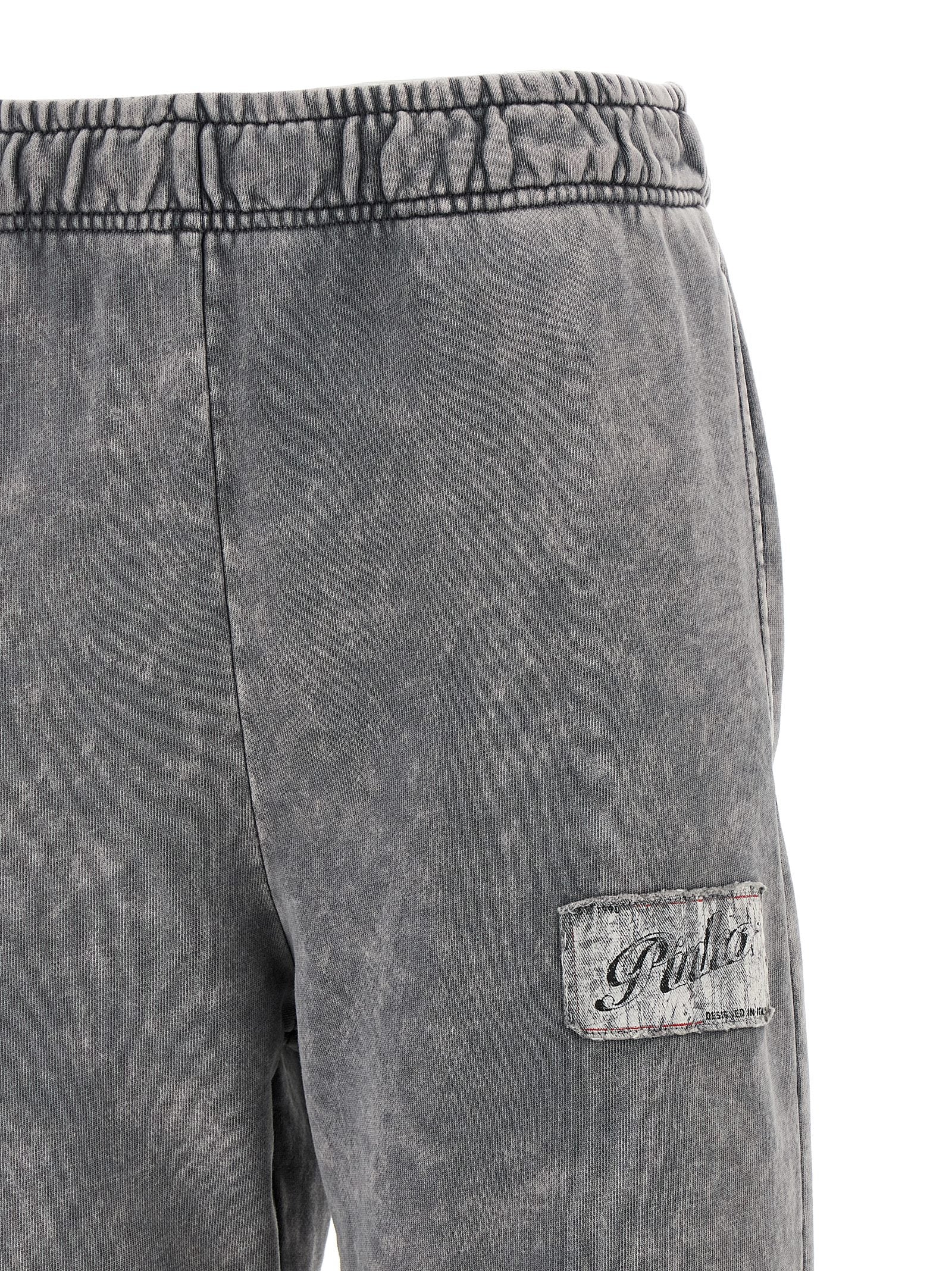 PINKO Graue Baumwoll-Jogginghose (Sporthose)